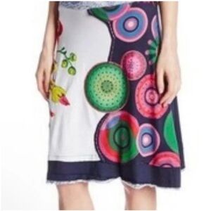 Desigual L Floral Patterned Women's Skirt